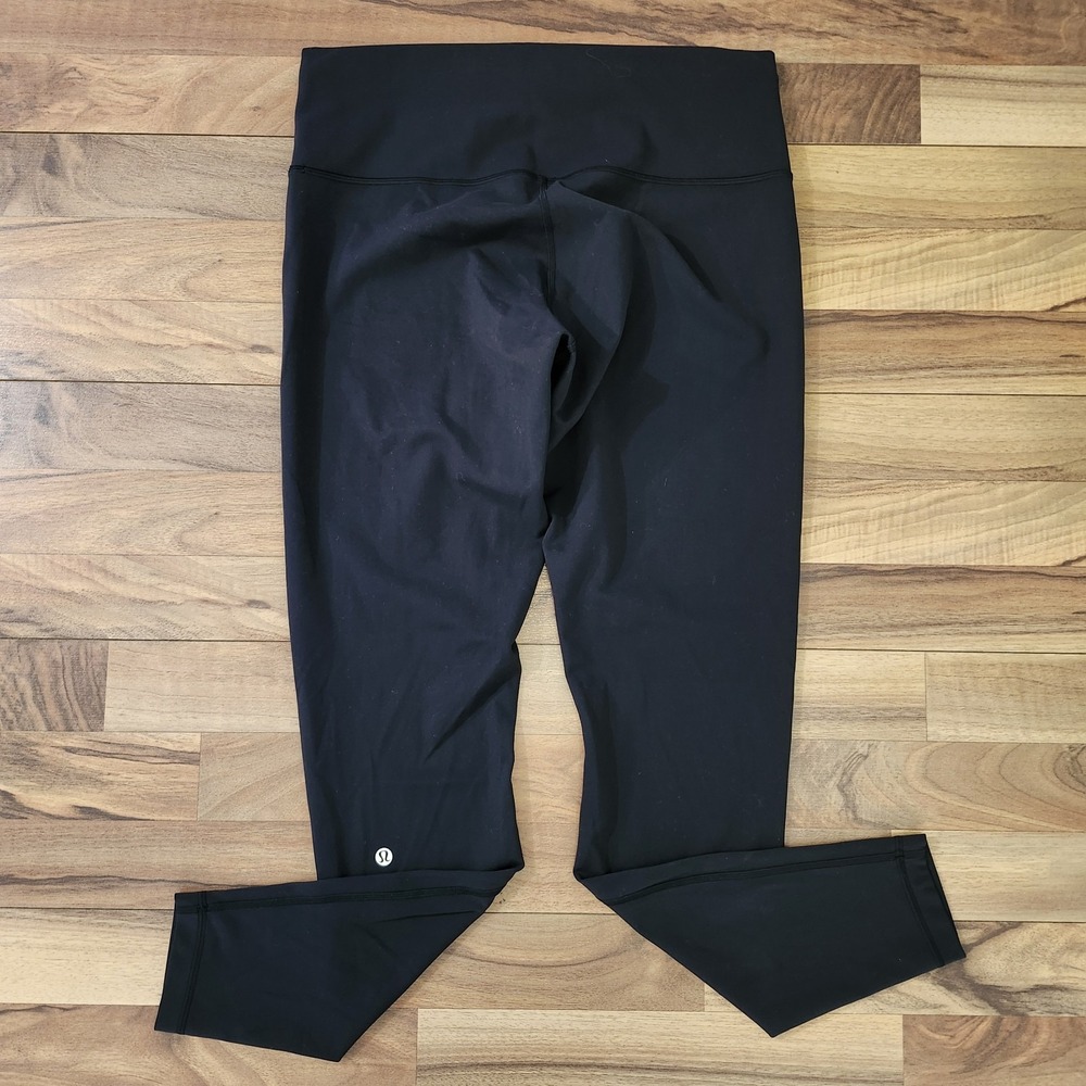 Lululemon Wunder Train High-Rise Tight Leggings Everlux Black 28" Size 14